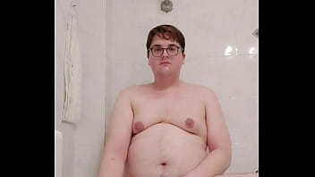 Preview 4 of Dad Fuck Step Sister - Chubby boy jerking off