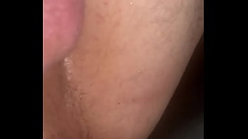 Preview 2 of Almost Caught Behind The Door - Nice Smoot bubble ass riding on Dildo