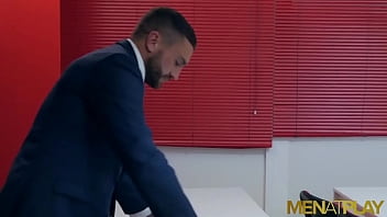 Preview 2 of Xxx Maharashtra - MENATPLAY Suited Gay Emir Boscattoo Seduces Hugo Castellano