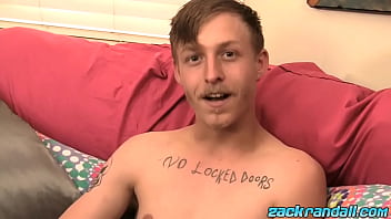 Preview 1 of Orgazm Faint - Adorable amateur Rim Shot cums on himself after jerking off