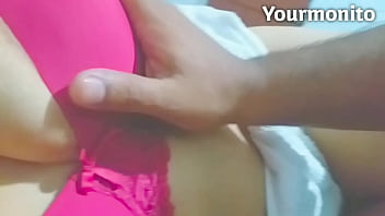 Preview 1 of Desi Grandmother Sex - Jugando con  sus pechos
