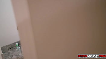 Preview 1 of Desk Vi - Stepmom asking help from her stepson to shave her milf twat