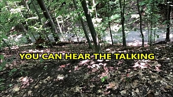 Preview 1 of Fucksis Com - Public Jerk Off Above A Major Park Running Trail August 2020