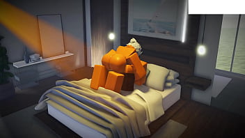 Preview 3 of Anna Nikovas First Gang Bang - Roblox Slut Pumped Full