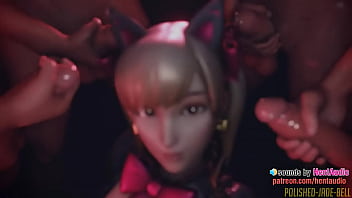 Preview 2 of Fucking Video Hd 2017 - D.Va gets a facial