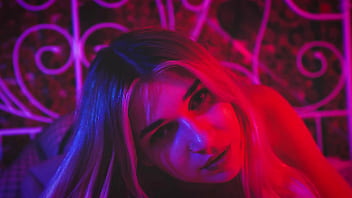 Preview 1 of Arabi 16 - BLONDE IN BED WITH NEON