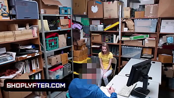 Preview 1 of Ami Khlifa - Sneaky Blonde Catarina Petrov Caught Stealing On Camera