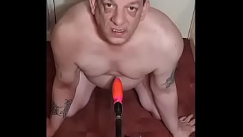 Preview 1 of Hairy Arabic Girls - sorry for the noise what do you expect from a homemade dildo machine and dildo i made myself on full power