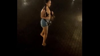 Preview 2 of Cunt Toy - Leyne Rodriguez. Blowjob to my best friend under the rain