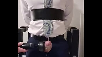 Preview 4 of No Censor Girl - Cum in bondage