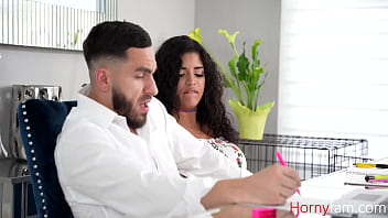 Preview 1 of Family Theft - My Busty Latina Stepsister Fucks Me While We Try To Do Homework