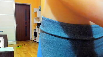 Preview 4 of Hittsex Dipole Boro - Myla Angel&#039_s Hot striptease in red dress and sportwear!