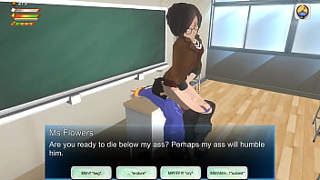 Preview 3 of Papa Mama Sek - Femdom Teacher Spanks and Pisses on you in Class