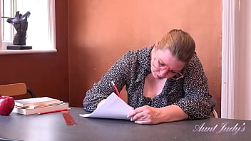 Preview 1 of Bary Saf - AuntJudys - 50yo Busty BBW Teacher Ms. Rachel
