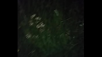 Preview 1 of Iki Kiz Bir Erkek - Lingerie walk through woods