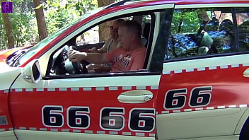 Preview 2 of Yhkd Hf - Taxi driver got horny and fucked me!