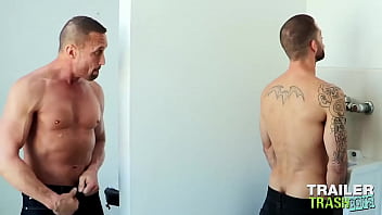 Preview 1 of Rid Wab Xxx - TRAILERTRASHBOYS Hung Myles Lando Barebacks Tryp Bates