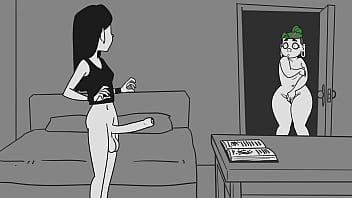 Preview 2 of Naomi Woods Anal Threesome - Gothies Spell (Kostos art)