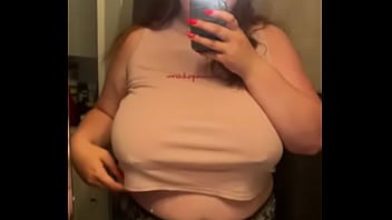 Preview 1 of Old Grandnanny - Big Titty Woman Showing Off Her Big Breasts