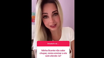 Preview 3 of Lesbian Sex Banana - Como ensinar ela chupar bem gostoso seu pau! Vem me ver chupando gostoso https://soyjoy.sambaplay.tv/