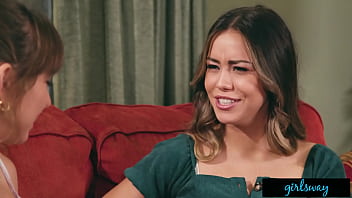 Preview 1 of Big Nippele - GIRLSWAY Riley Reid And Alina Lopez Show Their Tongue Skills