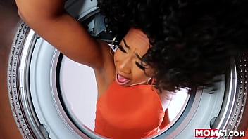 Preview 2 of Horse Dildo Deepthroat - Ebony Teen Caught Her Fucking Her Boyfriend | 41