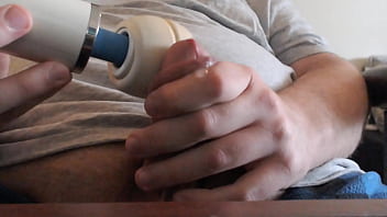 Preview 3 of Zp Ct - Solo Boy Orgasm Hitachi