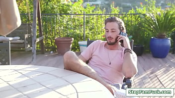 Preview 1 of Arabian Xxxl - Brunette shows stepbrother how to fuck