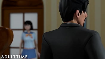 Preview 2 of Klask Alman - ADULT TIME - Hentai Sex University Student Demonstrates Her Sexual Prowess On Stepdaddy&#039_s Cock