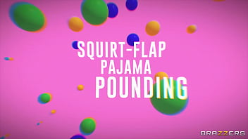 Preview 4 of 1son 3 Mom - Squirt-Flap Pajama Pounding / Brazzers  / download full from http://zzfull.com/flap
