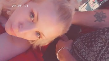 Preview 1 of On Hunimoon - Stunning blonde sucking cock/ Wanttobewowed