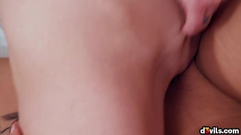 Preview 4 of Swallow Clit Twerk Pantyhose - Lesbian babes Honey Gold and Skye Blue have always been attracted to each other, but didn&#039_t have the courage to face their lovely reality until now