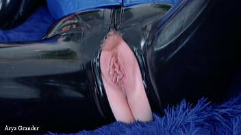 Preview 1 of Birn Long - latex catsuit masturbation (Arya Grander)
