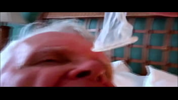 Preview 1 of Mlf Threesome Young - Cum Fresh from a Condom for Grandpa,  Mmmmmmmm