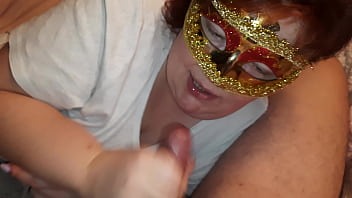 Preview 3 of Aur Gandi Video - Hot sensual closeup blowjob from a curvy russian BBW,  she sucks cock,  watches your eyes and eats your cum