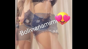Preview 2 of Dog Fuck Girl Creampie - Loquita haciendo squirt en el probador de la tienda en Panam&aacute_.... video completo en bolivianamimi.tv
