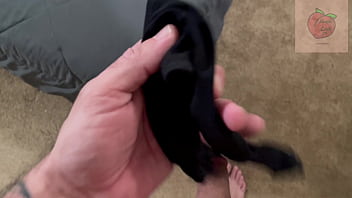 Preview 2 of Odia Sixy Dh - Stepmom catches stepson jerking off with her panties