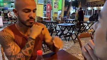 Preview 1 of Pov Creampie Multi - Eu e meu amigo Petrick encontramos o Guilherme novamente e convidamos para fazer uma sacanagem a tr&ecirc_s.