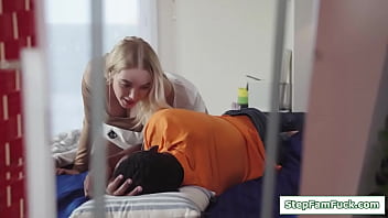Preview 1 of Ruff Ryder - Spanish blonde fucked by black stepbro