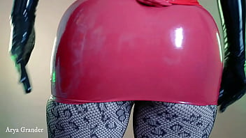 Preview 2 of Xxx Video Downlaod Hd - latex pvc and pantyhose teasing (Arya Grander)