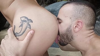 Preview 3 of Help Dick Flash - Xisco licking the ass to BenjiVega