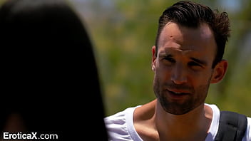 Preview 1 of Woman Dating Man 2 Years Younger - EroticaX - Tattooed Frenchmen And Hot Latina Eliza Ibarra Dance In The Sheets