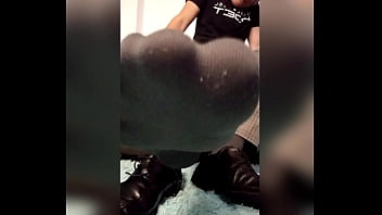 Preview 3 of Pubil Against - TOMAS shows off his sweaty stockings when he comes home from work