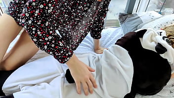 Preview 1 of Videosxxxx 2018 - licked her sweet pussy right on the balcony