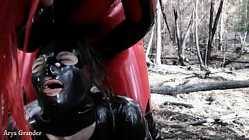 Preview 1 of Police Woman Force Fucked Videos - latex rubber video free bdsm (Arya Grander)