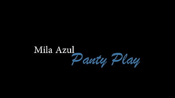 Preview 1 of Masiv Milf - Mila Azul Enjoys Playing With Her Tight Teen Pussy And Big Natural Boobs