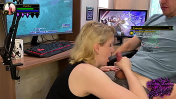 Preview 4 of 3x Old Woboydy Com - My boyfriend plays World of Warcraft,  and I wanted to feel the cock in my mouth AnnyCandy Painboy