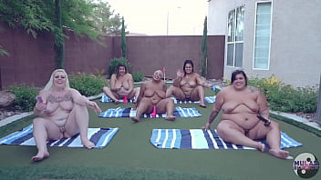 Preview 1 of Anal Az Posht - BBW Dildo Yoga