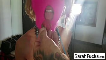 Preview 4 of Www Bngalixxxvideo In - Car Jacker Sarah Jessie follows the guy to the Hotel room to fuck him!