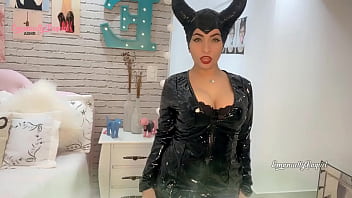 Preview 1 of China Blood Puse16 Sexcom - Maleficent cosplay hot big ass brunette giving to you some hot jerk off instructions JOI and giving a POV blowjob,  asking you,  to cum in her mouth,  cum countdown